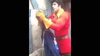 Meeting Gaston in DISNEY World [upl. by Assyram]