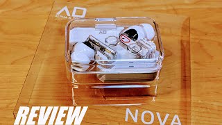 REVIEW Alpha amp Delta Nova ANC True Wireless Earbuds  Transparent Earbuds  Nothing Ear 2 Vibes [upl. by Qerat]