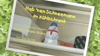 Rainer Johann Gross  Hab ‚nen Schneemann im Kühlschrank Kinderlied Groko  records [upl. by Sidnala]