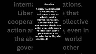 Understanding Liberalism in International Relations [upl. by Giverin]