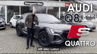 Audi Q8 Etron Sline Quattro  Ellegetøj der vil noget [upl. by Eiramrebma979]