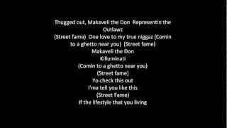 Tupac  Street Fame with lyrics [upl. by Belsky792]