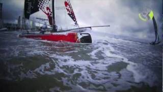 Extreme Catamaran Sailing at Round Texel Race 2011 [upl. by Balfour]