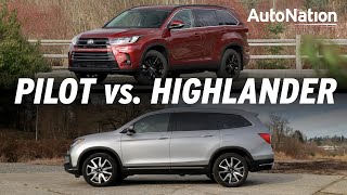 2019 Toyota Highlander vs Honda Pilot  Crossovers Compared autonationdrive [upl. by Eliezer]