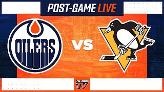 ARCHIVE  PostGame Coverage  Oilers vs Penguins [upl. by Fechter]