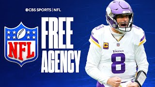 NFL Free Agency Kirk Cousins TOP QB free agent Justin Fields will be COVETED  CBS Sports [upl. by Ayekal]