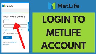 Metlife Login  How to Sign in to Metlife Provider Account 2023 [upl. by Rambow772]