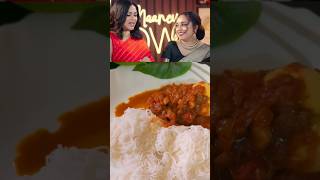 pearle maaneys favourite 😍 food idiyappam eggroast adukkalayileruchi breakfast celebrity [upl. by Grodin]