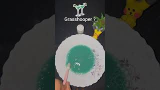 Creating Grasshopper Cocktail Shades with Poster Paints  ASMR  MixWithSidd asmr experiment [upl. by Seldun]