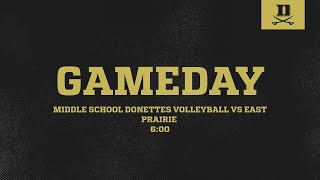 Doniphan Middle School Volleyball vs East Prairie [upl. by Esereht]