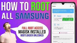 How to ROOT All Samsung Devices with ODIN on Windows 11  Root Samsung Phone with Magisk 2022 FREE [upl. by Erdnuaed]