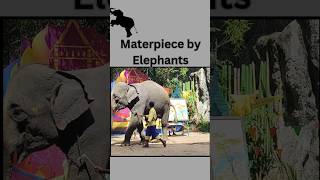 The Painting Elephants  How can an Elephant draw trending [upl. by Heaps]