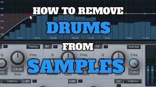 STUDIO ONE 4  HOW TO REMOVE DRUMS FROM SAMPLES  TUTORIAL [upl. by Kendy913]