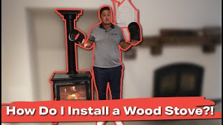 Can a wood stove be installed anywhere  My Tips For A Wood Burning Install [upl. by Karie]