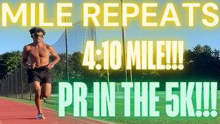 Do Mile Repeats to PR in the 5k [upl. by Ayom]