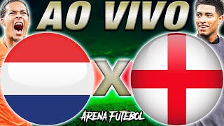 HOLANDA x INGLATERRA AO VIVO Semifinal da Eurocopa  Narração [upl. by Asen762]