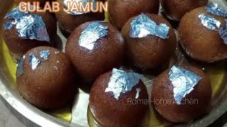 gulab jamun recipe khoya gulab jamunmilk powder jamun [upl. by Bax]