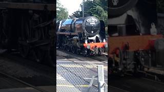 No70000 Britannia on the steam dreams rail tour pulling into Chichester railway station britannia [upl. by Salene84]