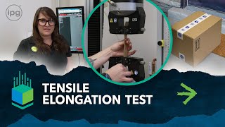 Tensile Elongation Test – IPG Packaging Lab [upl. by Anya571]