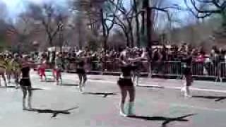 Baton Twirling at NYC St Patricks Day Parade [upl. by Twitt39]