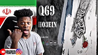 HO3EIN  Q69  OFFICIAL NEW TRACK 👀OMG 🤯🇮🇷 REACTION [upl. by Sikes]