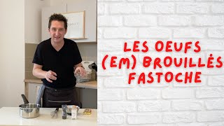 Faire des oeufs Em brouillés fastoche pour les brunchs [upl. by Ngo]