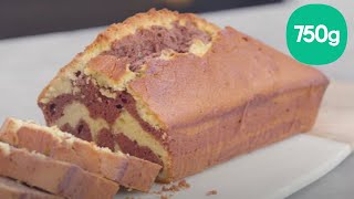 Recette du cake marbré chocolat vapeur  750g [upl. by Belia500]