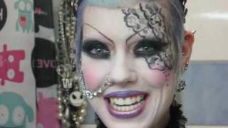 Goth make up tutorial 3 Gothic lace [upl. by Wehhtam]