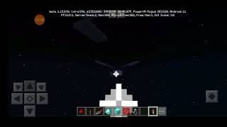 Minecraftda elytra va firework bilan Uchish Telefonda [upl. by Dorcy]