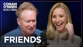 Conan Sat With The “Friends” Cast At Lisa Kudrow’s Wedding  Conan OBrien Needs A Friend [upl. by Ardnazxela]