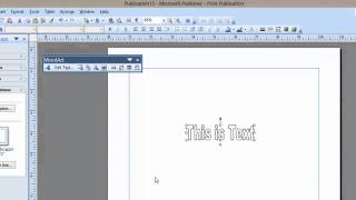 How to Create Bubble Letters in Microsoft Publisher  Microsoft Graphic Design Programs [upl. by Aseeram]