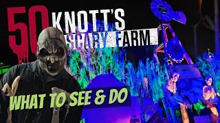 Knotts Scary Farm 50  Everything to See and Do  Full Event 2023 [upl. by Queena]