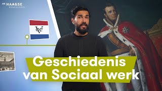 De geschiedenis van Sociaal werk  Kennisclip Social Work De Haagse Hogeschool [upl. by Burdett]