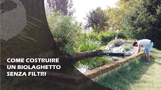 LAGHETTO DA GIARDINO SENZA FILTRO [upl. by Hatch]