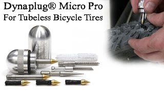 Dynaplug® Micro Pro Tubeless Bicycle Tire Repair Tool [upl. by Ydnis]