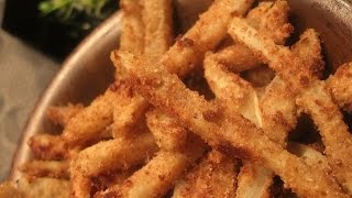 Celeriac Straws Celery Root Oven Fries [upl. by Doralia]