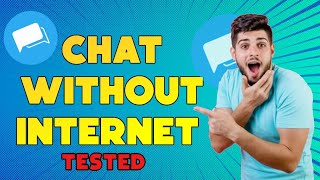 Chat without internet  offline chatting apps  offline message app  offline messaging apps [upl. by Rana]