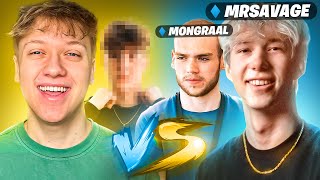 REZON SPIELT GEGEN MRSAVAGE UND MONGRAAL 😳 Fortnite 2v2s [upl. by Ettenan]