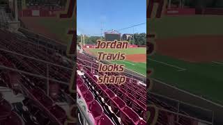 FSU Football works on Red Zone  Jordan Travis  Fabien Lovett  Toms Tuesday Tour  Warchant TV [upl. by Suirradal]