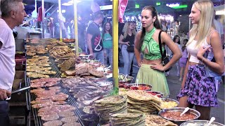 Street Food in Serbia Burgers and Grilled Meat Paradise Rostiljijada Grill Festival Leskovac [upl. by Farrison]