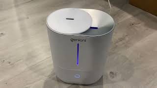 My Experience With The Geniani Top Fill Humidifier [upl. by Sekoorb661]