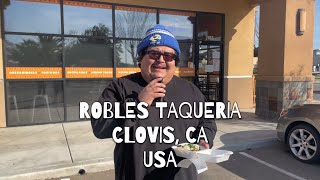 Jeffe’s Taco Review Robles Taqueria Clovis Ca USA [upl. by Wightman]