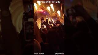 Astroworld Festival 2021 Travis Scott Open Moshpit View [upl. by Asirak]