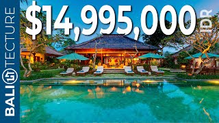 INSIDE a 14995000 idr TRADITIONAL MANSION in BALI INDONESIA  Luxury Real Estate [upl. by Olaznog]