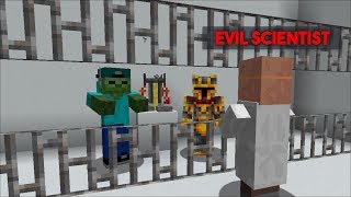 MC NAVEED AND MARK FRIENDLY ZOMBIE ARE IN PRISON FROM AN EVIL SCIENTIST ESCAPE PRISON Minecraft [upl. by Ladiv579]