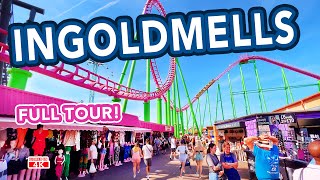 INGOLDMELLS SKEGNESS  Fantasy Island and Ingoldmells Market  Full Tour [upl. by Nnylear]