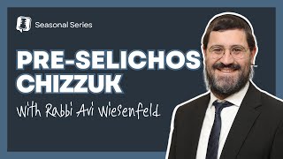 Pre Selichos Chizzuk 1 [upl. by Angelico849]