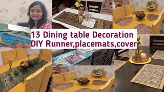 13 Practical amp Easy Dining Table Decoration IdeasDining Area का जरूरी सामानDailyFestiveDIY [upl. by Hanid478]