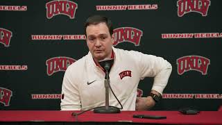 UNLV Runnin Rebels Post Game Press Conference  Memphis 11924 [upl. by Henn630]