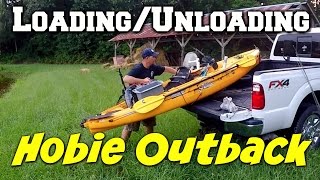 How I LoadUnload my Hobie OutbackquotOne Man Showquot [upl. by Andonis]